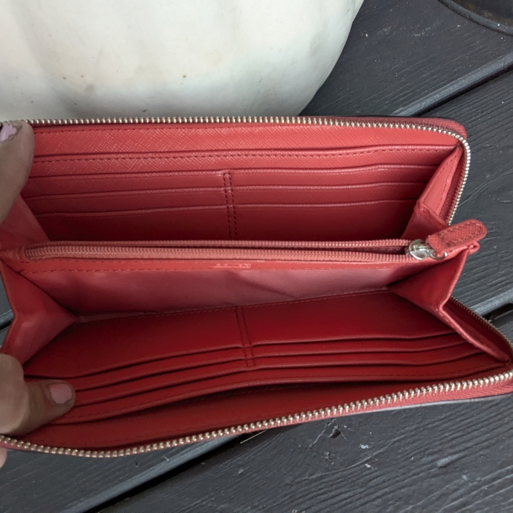 Coach Park Double Accordian Zip Wallet - Picture 13 of 13